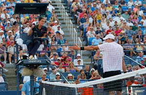 US Open: Isner tops Nieminen in 4 sets in 2nd round