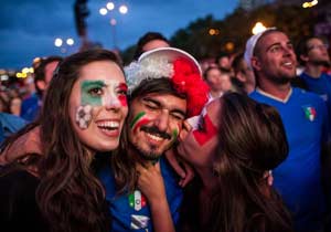 Italy's night sparkles after win against Germany