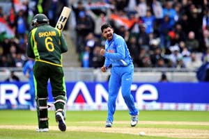 Champions Trophy: India dismiss Pakistan by eight wickets in rain-hit contest