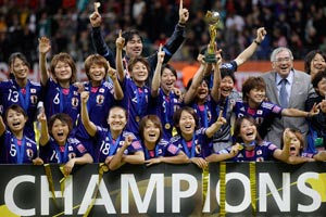 Japan to honour it's women football stars