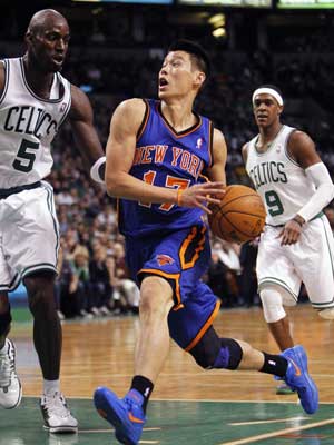 Lin stalls back in Boston, Celtics beat Knicks 115-111