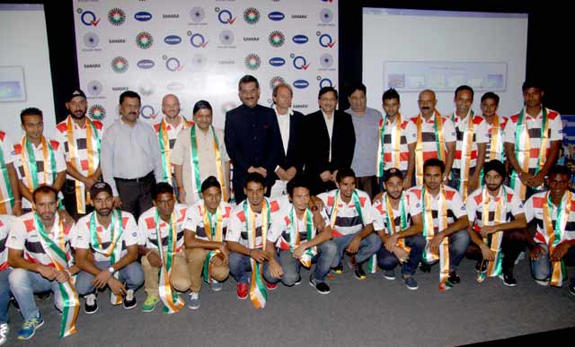 Jubilant sports minister hails junior men's hockey team, doubles funding