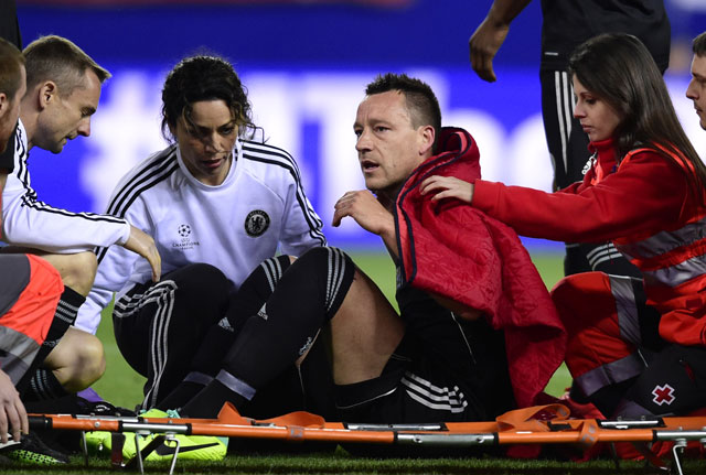 Injured Chelsea F.C. stars John Terry, Petr Cech out for rest of season