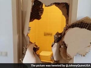 Sochi 2014: US bobsleigh star Johnny Quinn 'smashes door' to escape from bathroom