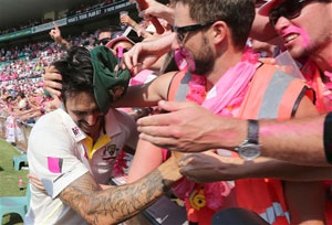 The Ashes: Mitchell Johnson credits 'joys of fatherhood' for upturn in form