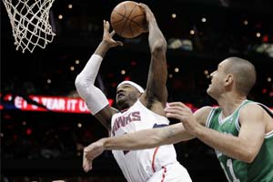 Smith leads Hawks past Celtics 83-74; Rondo tossed