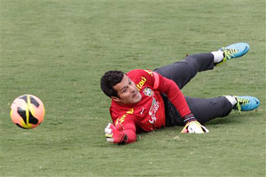 Brazil goalkeeper Julio Cesar out for up to 8 weeks