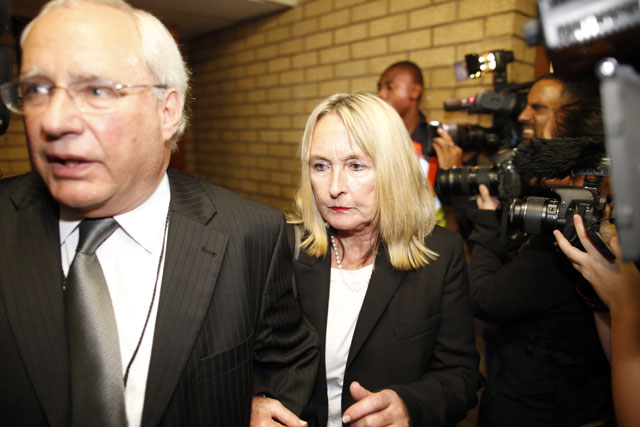Reeeva Steenkamp's mother says Oscar Pistorius didn't look her in the eye