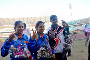 Indians win 12 gold on Day 1 of Asian Junior Athletics Championships
