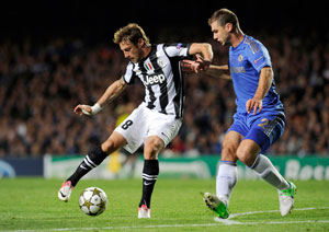 Juventus stun Champions League holders Chelsea with a draw