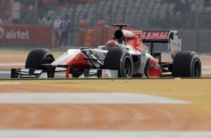 Karthikeyan finishes 17th in Indian Grand Prix