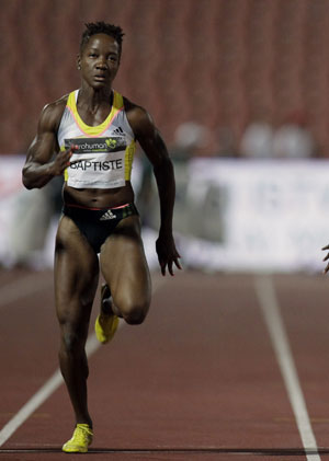 Sprinter Kelly-Ann Baptiste tests positive, quits world championships: report Sprinter Kelly-Ann Baptiste tests positive, quits world championships: report