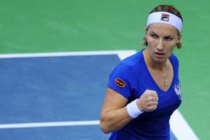 Kuznetsova beats Safarova, Russia equalise in Fed Cup
