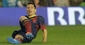Lionel Messi begins rehab to finish healing leg