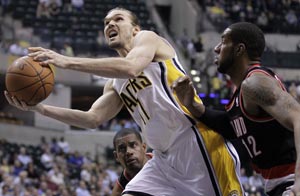 Amundson leads Pacers past Trail Blazers