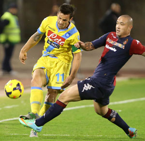 Serie A: Pepe Reina injured again as Napoli drop points