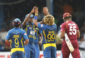 Tri-series: Sri Lanka beat West Indies by 39 runs (D/L method) in Trinidad