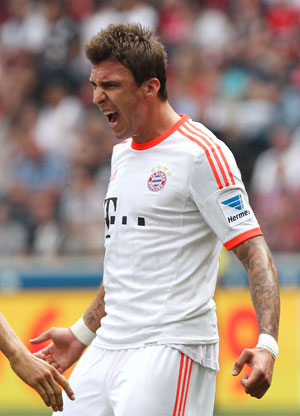 Mario Mandzukic gives Bayern Munich 1-0 win in Frankfurt