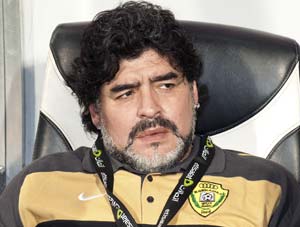 Maradona 'fine' after kidney stone treatment
