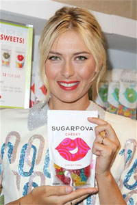 Maria Sharapova launches candy line 'Sugarpova'