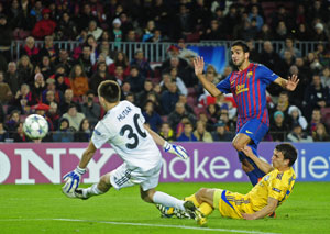 Barcelona youngsters fire four past BATE