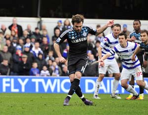 FA Cup: Spot-kick furore as Chelsea down QPR