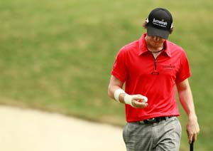 McIlroy fights off pain to stay in PGA hunt