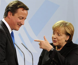 Cameron and Merkel to watch cup final together