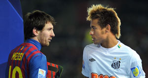 Messi brace puts Neymar in his place