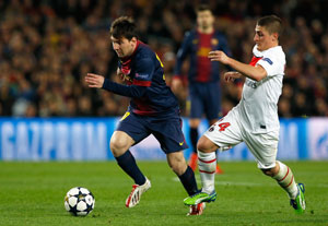 UEFA Champions League: Messi returns to help Barca reach semifinals