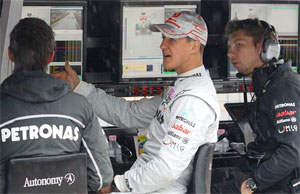 Michael Schumacher's manager says there are encouraging signs on F1 legend's health