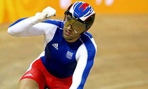 French track cyclist pays the price