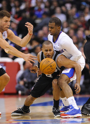 NBA: San Antonio Spurs beat Los Angeles clippers 113-103