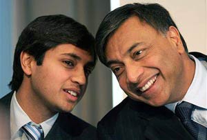 Lakshmi Mittal and son will carry Olympic Torch