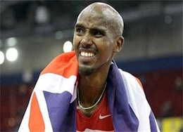 Gold-chaser Farah escapes Olympic buzz Gold-chaser Farah escapes Olympic buzz