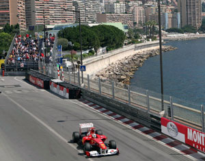 Pole position, not tire wear, crucial at Monaco Grand Prix