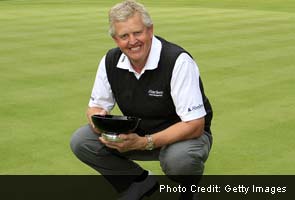 Colin Montgomerie seals first senior title