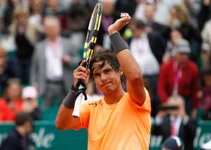 Nadal sails into Monte Carlo quarters