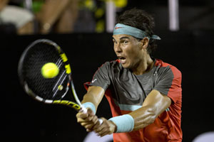 Rafael Nadal is cautious in return following back injury