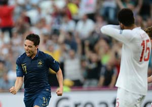 Euro 2012: France, England play out 1-1 draw