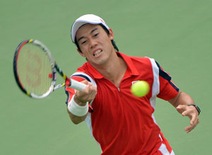 Local hero Kei Nishikori crashes out of Japan Open