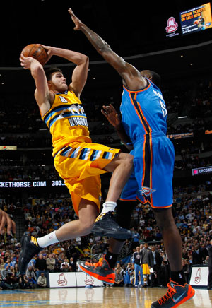 Denver Nuggets win in overtime, cost Oklahoma City Thunder NBA lead