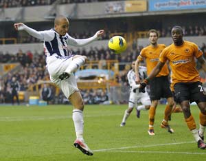 West Brom slap five past Wolves