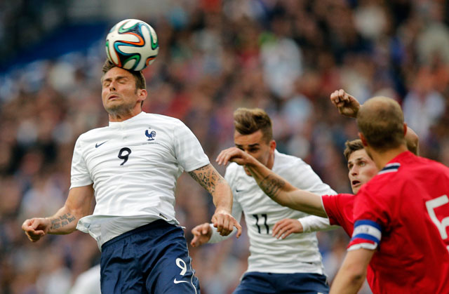 Olivier Giroud Scores Twice as France Beat Norway 4-0 in Friendly Olivier Giroud Scores Twice as France Beat Norway 4-0 in Friendly