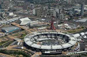 Three charged in Olympic Stadium spy probe
