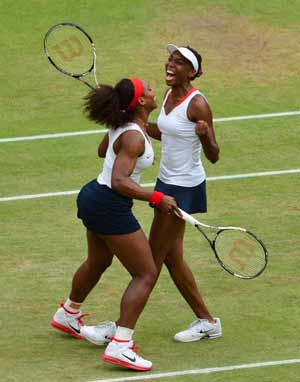 London 2012 Tennis: Williams sisters win historic four gold medals