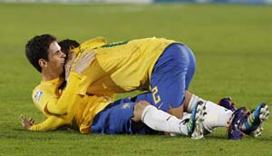 Oscar, Neymar star in Brazil's win over Zambia