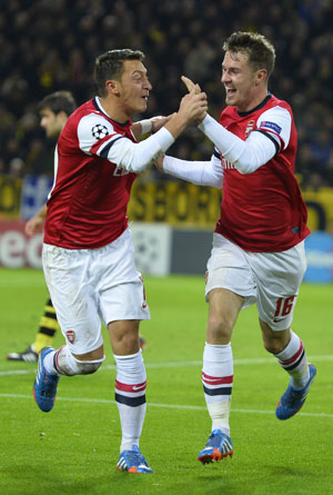 Arsenal down Borussia Dortmund, Spanish sides enter Champions League last 16