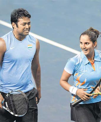 London 2012 Tennis: Leander Paes, Sania Mirza confirmed in mixed doubles