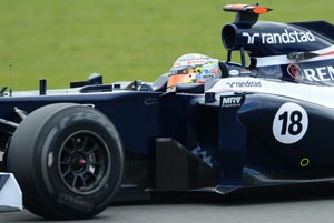 Maldonado fined for Perez crash